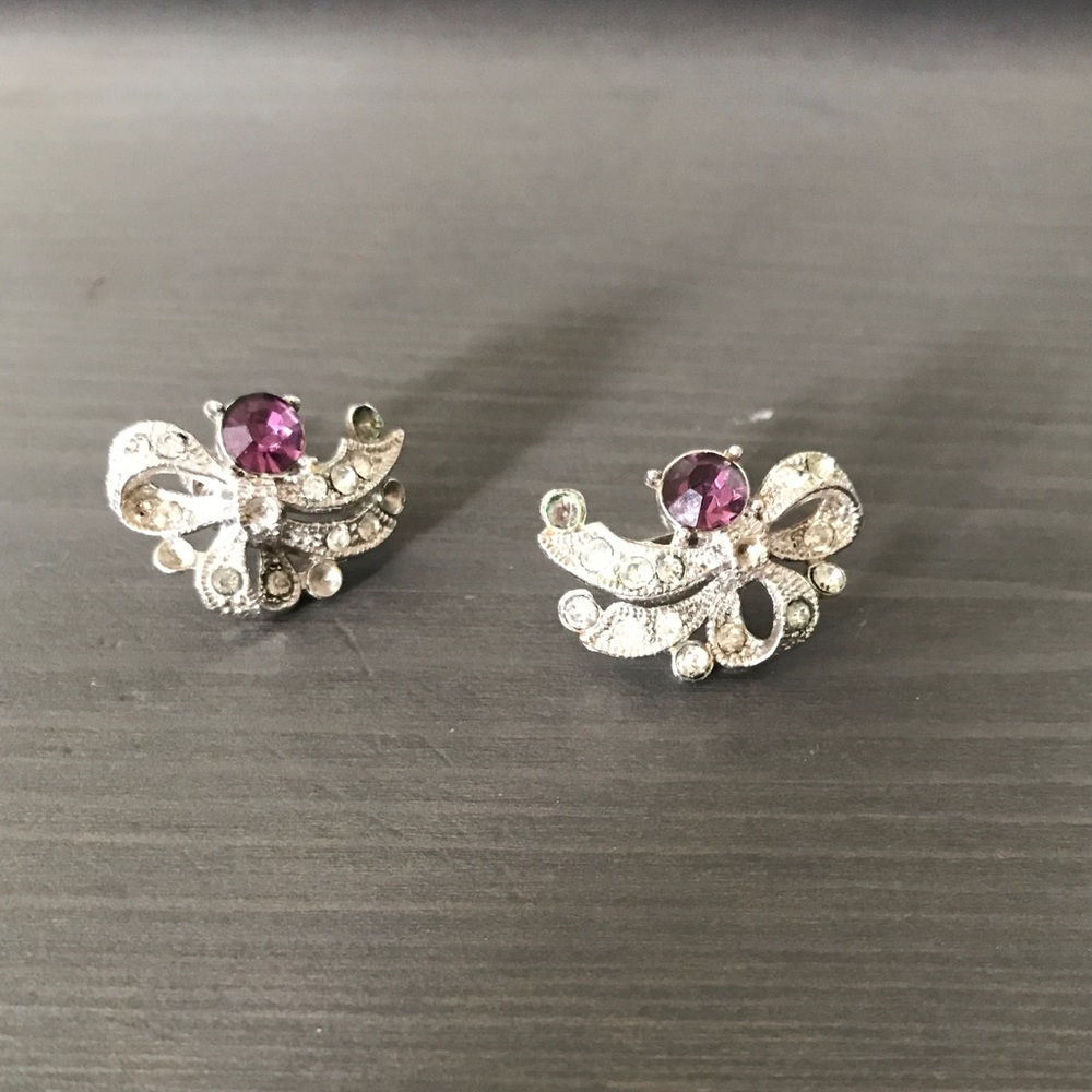 Vintage Rhinestone Earrings